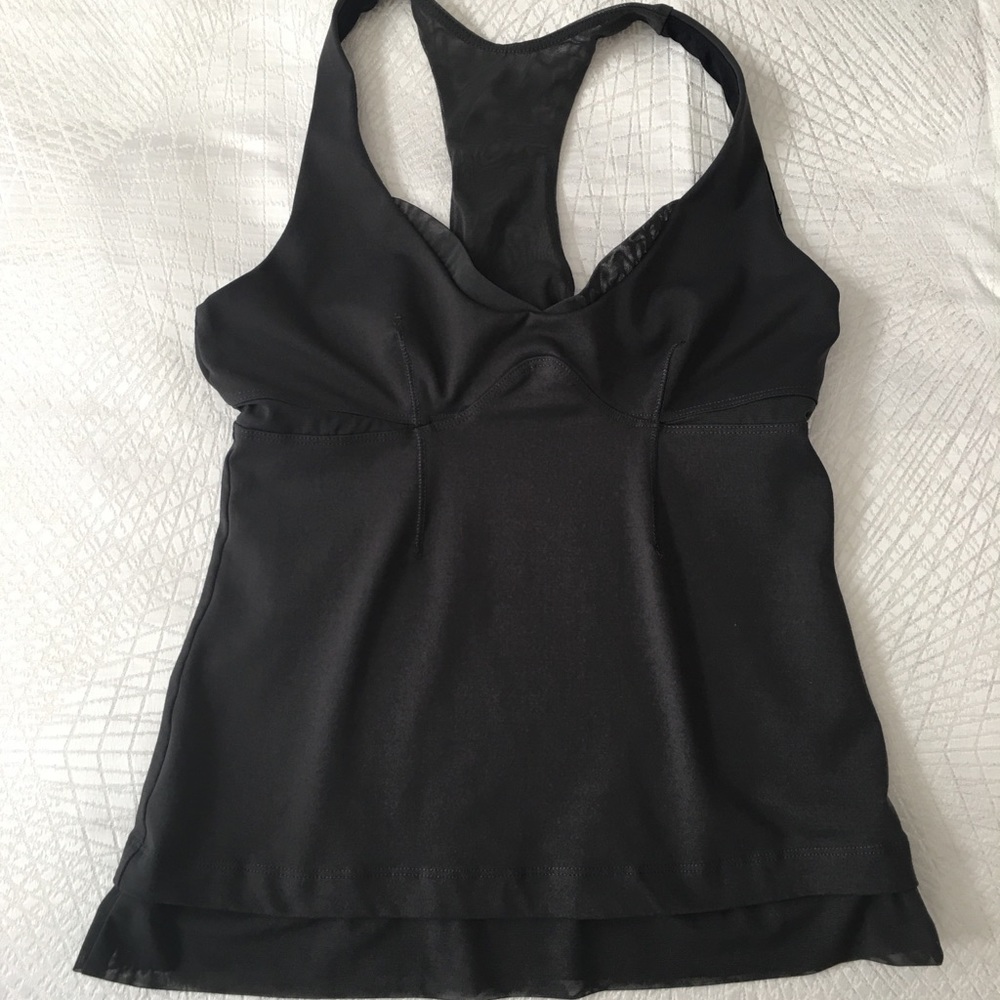 PH8 athletic quality workout top size small Racerback mesh accents